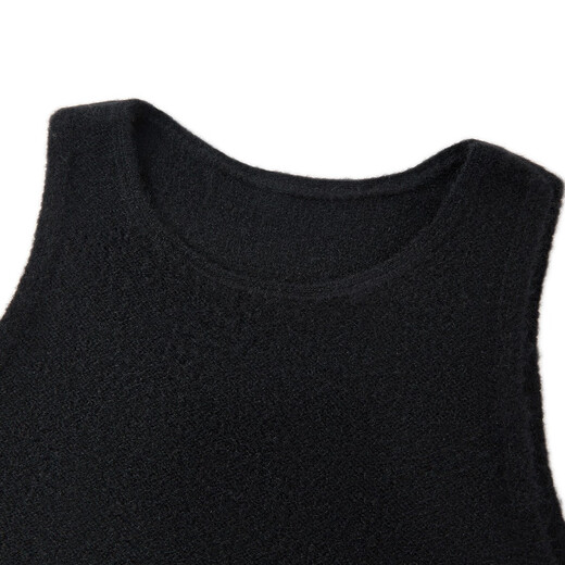 ELLE KIDS children's clothing French plaid woolen slim dress girls winter small fragrance style vest dress light gray 120 (110/120)