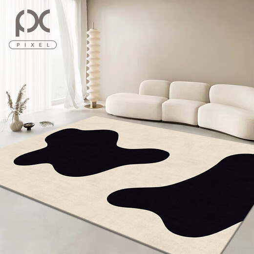 Tianjin Cui Huangkou carpet Living room feeling household cream style free washable sofa mat bedroom bedside blanket Modern 15602 1 piece 200*300CM (not slip and dirt resistant)
