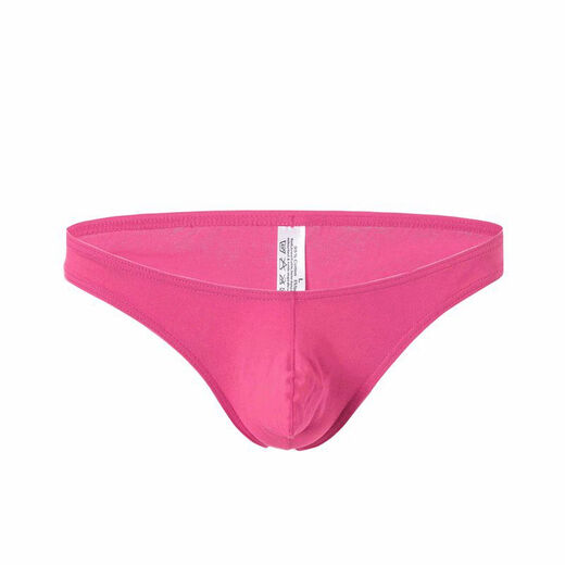 Roselex vertrauliche Lieferung Herren Unterwäsche Baumwolle komfortable Taille sexy tanges atmungsaktive Unterwäsche Unterwäsche Bulge -Taschen Schwarz M.