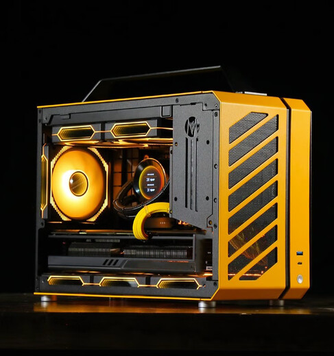 Gigabyte Mechanical Master C+MAX high-end mini water-cooled game console DIY assembly computer design portable small steel cannon desktop machine complete set of configurations optional six U7 265KF/32G/1T/RTX5070