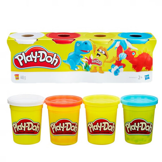 
Peile Colorful Mud Large Single Cup Pack 4 Ounce Children's Handmade Plasticine Toys 6756 Four Colors B4867/B5517 Models 112g per cup