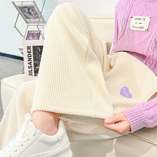 Yoyo One (Yoyo One) Pantalon pour enfants pour filles printemps et automne nouveau pantalon de survêtement à la mode pour filles pantalon droit automne