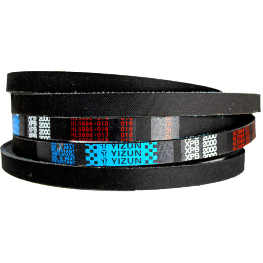 Hard wire V-belt transmission belt XPB1130 to 2910/1640/1900/2540 high speed belt tooth shape black gold blue label XPB1150