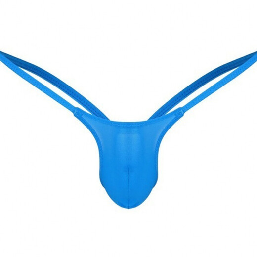 Guiruo Men's Sexy Underwear Sexy Men's T-Pants T-Pants Temptation Silk Briefs Double T-Pants M Pink