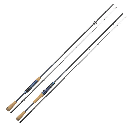 RIKAON Wild Dog BLUEVIOR Blue Viagra Rod Black Pit Sea Catman Fish Insect Rod Professional Long-Take Competition Fishing Rod 2.03m /BVC682ML Gun Handle 2 Sections