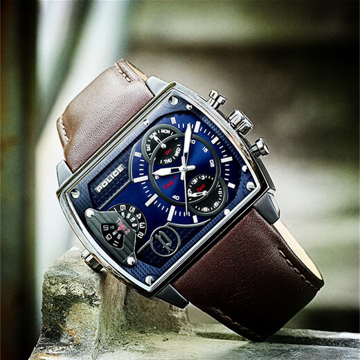 
police Italian police watch two-place time square diva racing avi8 chronograph men's quartz watch PL14698 blue cafe PL14698 JSU/03 dual time zone