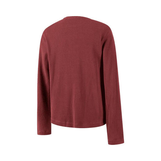 Timberland 2024 Women's WAFFLE LONG SLEEVE TEE Knitted Long Sleeved T-shirt A6187-EFU S