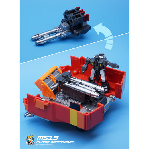 NSHINE Transformation Toy MFT Lodiwen Animation Character Next Generation Commander Butian M Shirebang MFT Butian (Transparent Version) 12cm