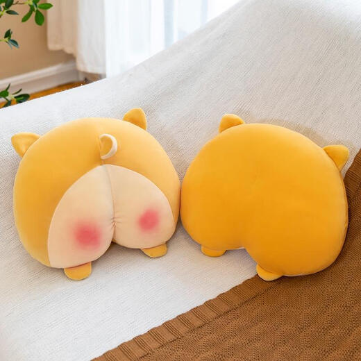 Rongtao cute plush toy soft cushion sleeping corgi butt pillow bed girl doll rag doll