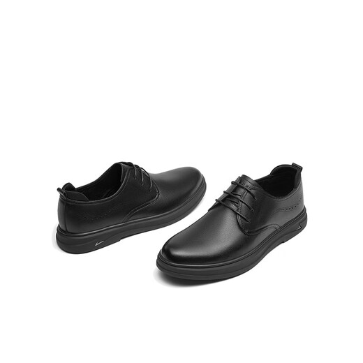 
Red Dragonfly Leather Shoes Men's New Business Leather Shoes Men's British Style Casual Men's Leather Shoes Commuter Low Top Men's Shoes WTA12127 Black (WTA12127) 40