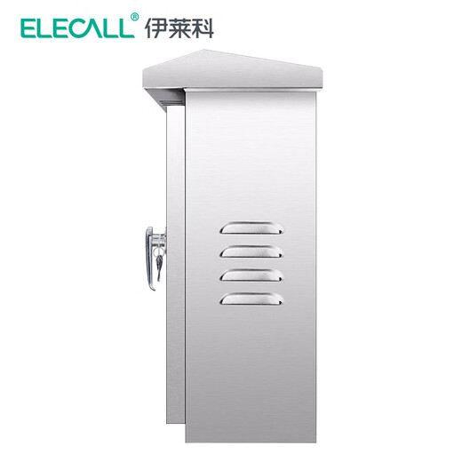 ELECALL distribution box 300*400*180mm-201 outdoor stainless steel waterproof monitoring box charging box electrical control box (station) 0.5mm hand lock without printing