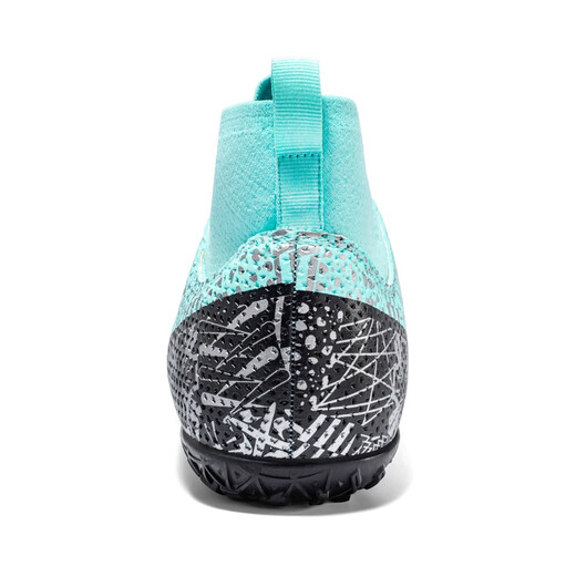 FEELACES Qatar World Cup Cristiano Ronaldo football shoes broken nails TF adult students men and women children's grass competition special shoes 1162 moon-colored broken nails 44 socks + ball bag + guard