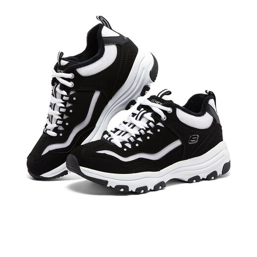 Skechers Oreo | Men and women couples' velvet warm classic dad shoes sneakers