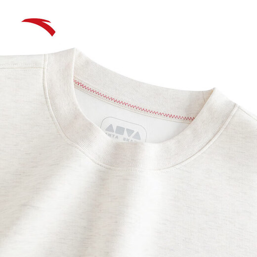 Anta (Anta) Skateboardkultur Männer und Frauen gleiche dynamische Technologie 2025 Frühlingspaar Sweatsirt Pullover 172528703 C3892 Grau Blume Gray-3 4xl