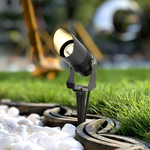 Yilin (yilin) LED tree light, outdoor park ground light, landscape green plant ground light, waterproof mud light, 18W slanted floor light, warm light