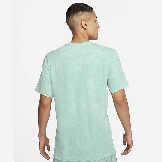 耐克（NIKE）短袖T恤男装2025夏季新款运动服针织舒适透气时尚圆领休闲上衣 FD1283-309绿色做旧款 M