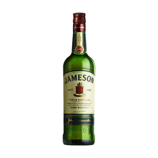 尊美醇（Jameson）爱尔兰 调和型 威士忌 洋酒 500ml  威士忌花果香 进口威士忌