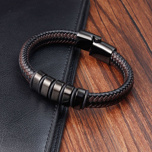 Shantou Lincun Anti-static Bracelet Men's Winter Removal Shop Hot Selling Static Jewelry Handmade Bracelet Chain Real Five-Buckle Bracelet 21CM Suitable for 120-170 Jin Jin is equal to 0.5 kg