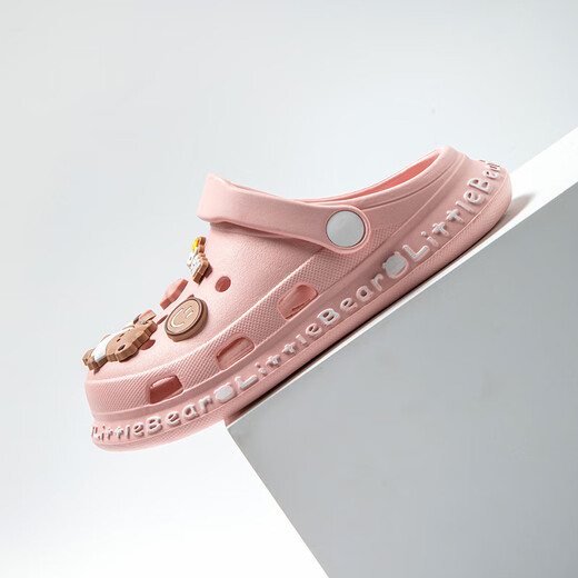 Sandales pour enfants 2024 Nouveaux chaussures de trou de garçons et de filles d'été bébé anti-glip