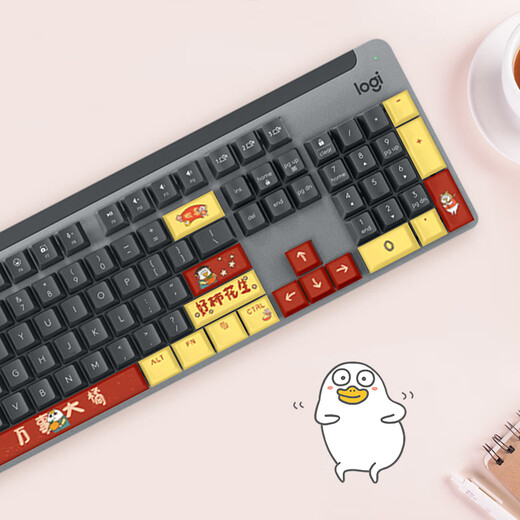 Logitech K865/K855 mechanical keyboard, wired gaming office keyboard, TTC axis, Xiao Liu Ya series, K865 [Little Liu Ya series], black