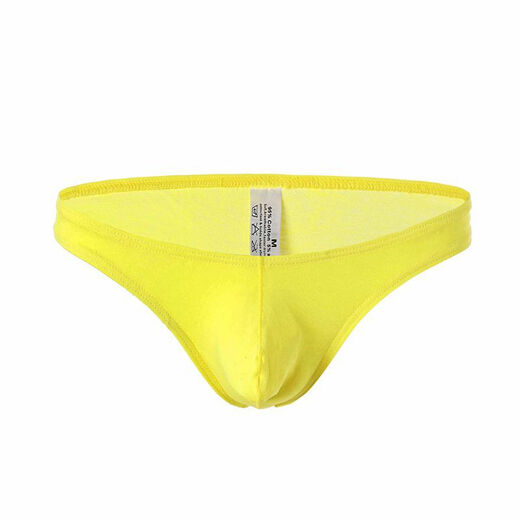 Roselex vertrauliche Lieferung Herren Unterwäsche Baumwolle komfortable Taille sexy tanges atmungsaktive Unterwäsche Unterwäsche Bulge -Taschen Schwarz M.
