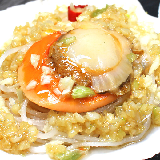 Fuhaijin Garlic vermicelli scallops net weight 1.6Jin Jin equals 0.5kg 12 large scallops seafood hot pot barbecue ingredients fresh
