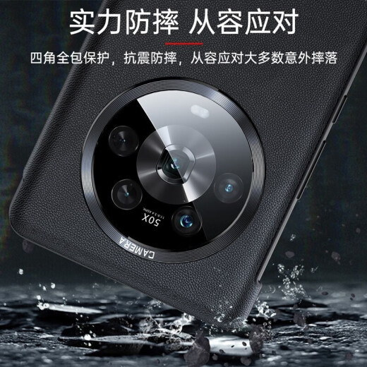 Karen Burton is suitable for Honor Magic4 mobile phone case flip magic4pro smart window protection case anti-fall full cover [black black] full cover anti-fall丨Smart window Honor Magic4