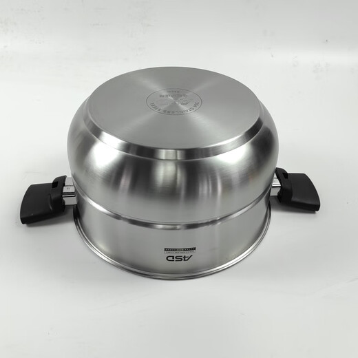 ASD ASD steamer ZS24V3J household food grade 304 stainless steel double bottom two-layer soup steamer ZS22V3J ZS24V3J (5.6L soup steamer) 2 layers 24cm