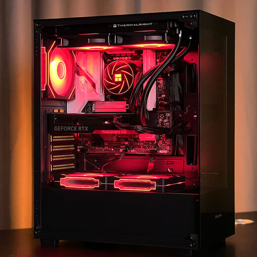 Gigabyte i7 12700KF/14700KF/RTX5060/5070/Ti graphics card live e-sports assembly computer host complete machine Delta mobile gaming desktop 6 14700KF丨RTX5060Ti 8G