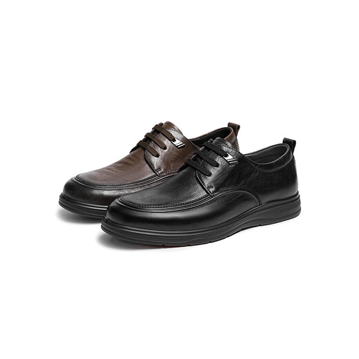 Red Dragonfly Casual Lederschuhe Herren 2025 Frühling neuer weicher Sohle komfortabler Schnür-up-Geschäft im mittleren Alter Daddy Schuhe WTA15052 Brown 44
