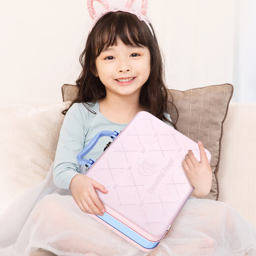 妮娅萌妆儿童化妆品正品套装无毒女孩玩具公主仿真过家家彩妆礼盒六一礼物 彩妆手提礼盒