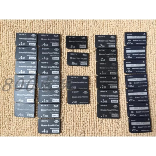 Suitable for original Sony Memory Stick PRO Duo MS 4G PSP memory card camera elegant black original 1G