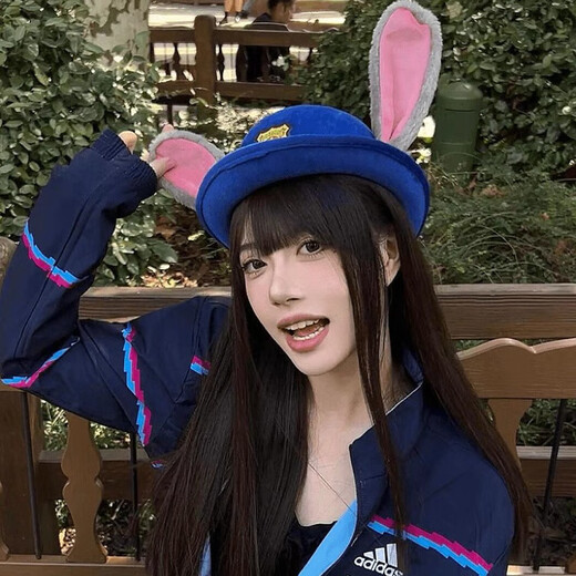 Im Herbst, Judy Hat Bunny Bowl Hat Crazy Zootopia Polizistin Judy Hat Kinderkopfschmuck Hairbandhut Judy Bunny (57 Stirnband Erwachsenenstil)