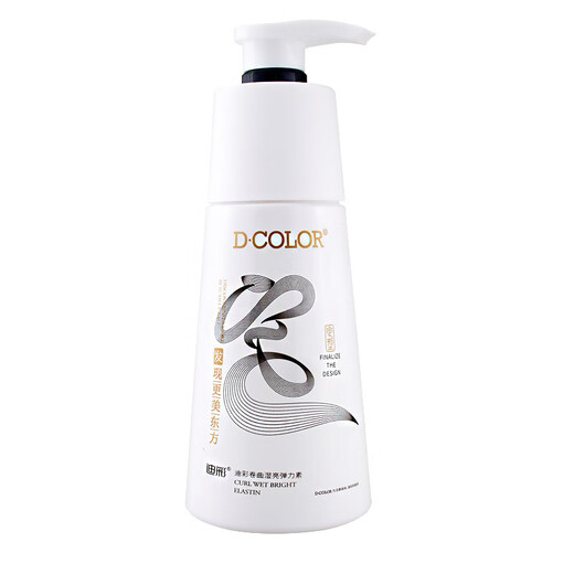 Dicai Curly Wet Shine Elastin 300g/bottle Curly Hair Style Natural and Flexible Packing Randomly 1 Bottle