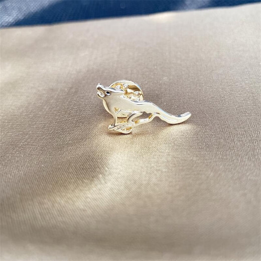 Tianqi Century Gold Store-insignia de negocios para hombre, Pin de cuello para traje, broche pequeño y exquisito con Mini logotipo de gama alta, pájaro dorado