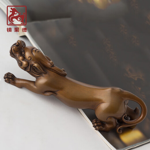 Copper Jude Pure copper Pixiu paperweight crafts office study full copper handicraft art decoration gift ornaments