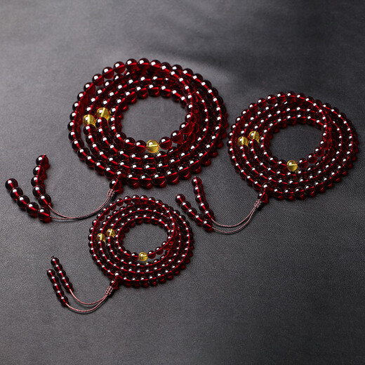 Fat Donglai's same style blood amber bracelet Myanmar 108 Buddha beads beeswax model for men and women amber multi 108 beeswax 10mm