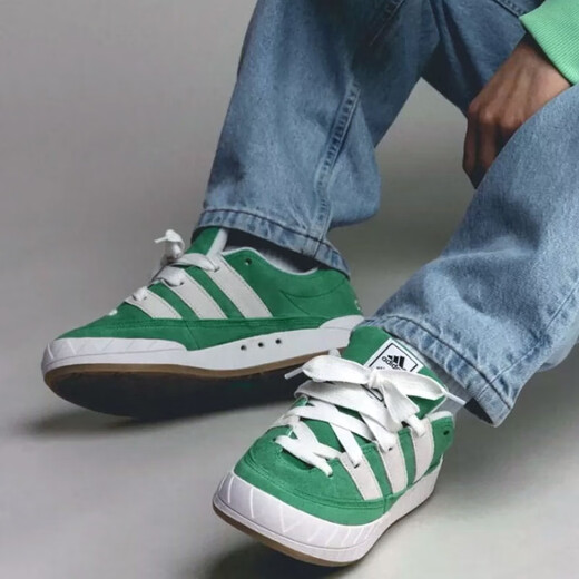Adidas casual shoes men's shoes 2025 new summer Clover sneakers shark upper bread shoes shoes ID0847 GZ6202 green 42