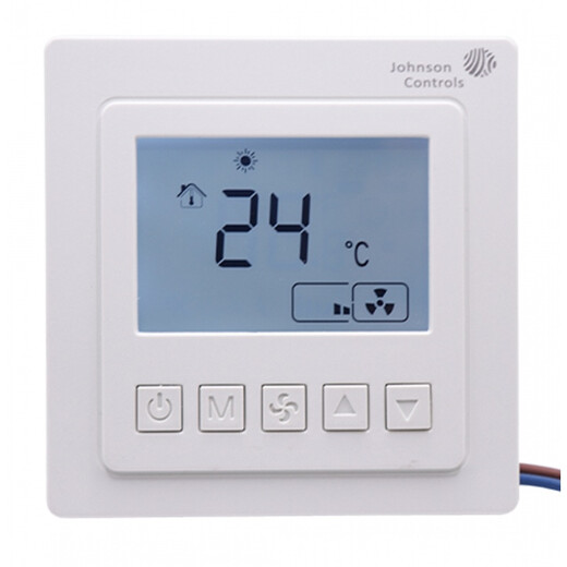 Thermostat T5200 three-speed switch fan coil LCD control panel white TB-9JS1 fan uncontrolled A