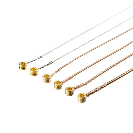 Lugou-Gitarrenstrings Full Set von Folk Acoustic Gitarre Saiten Set 6 Sets AC11 PU-Beschichtungsgefühl + Stringschneider