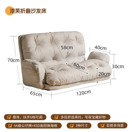 Jiayi lazy sofa can sleep and lie down in the living room and bedroom double folding sofa bed small apartment tamat leisure sofa lounge chair