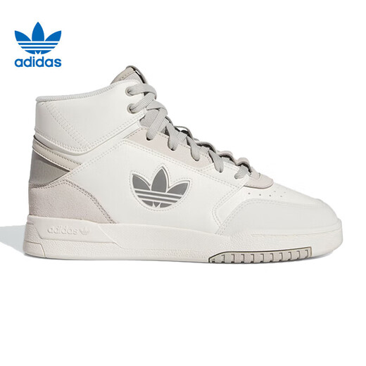 Adidas offizielle Clover-Frauenschuhe 2025 Neuer Drop Modetrend High-Top Leder Sports Schuhe Casual Schuhe If2694-Hanyu White/Grey 37