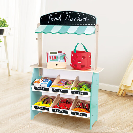 Hape (Germany) Children's House Playing Toys Simulation Cashier Three-Floor Luxury Concession House Birthday Gift E3209
