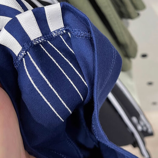 阿迪达斯（adidas）三叶草连衣裙女裙2025夏季新款运动裙V领短袖T恤休闲裙子 IT9853蓝色 L