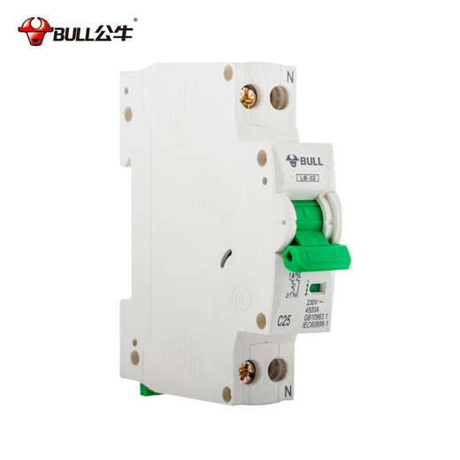 公牛（BULL）家用断路器小型空开空气开关1P+N 10A 20A 25A LB32C LB-32C161P+N
