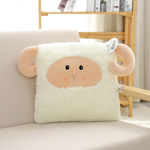 Jiabaili Plüschspielzeug Schafpuppen Kinder Ragenpuppen kleine Schaf Alpaka -Puppe Geburtstag Geschenk für Freundin Best Freundes Paar weiß Kritzelei Safep 25cm