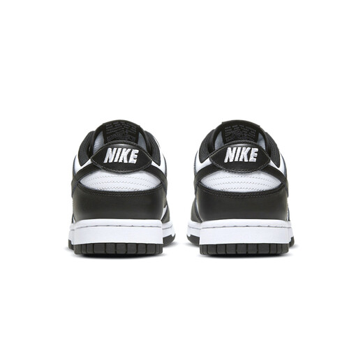 耐克NIKE Dunk Low 黑白熊猫 男女款休闲运动板鞋 DD1391-100 38.5