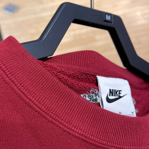 Nike (Nike) Sweatshirt Frühlings- und Herbst-New Sportswear Stricker Top Student Round Hals Pullover Fv8444-677 Dunkelrote Innenfutter m