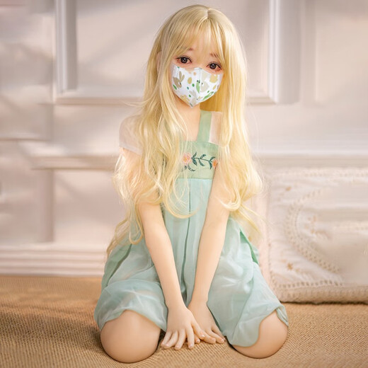 HANIDOLL Hani doll solid body silicone free inflatable male sex toy real version inverted mold with skeleton masturbation silicone head + TPE body 128cm