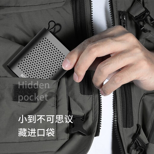 BOGASING National Subsidy Top List S6 Mini Portable Bluetooth Speaker Outdoor Small Audio Subwoofer Wireless Card Player Running Speaker Portable Small Steel Cannon Moonlight Gray 2 Speakers TWS Internet Version Official Standard